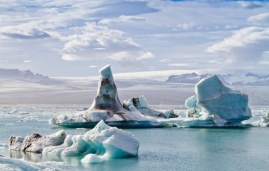 Buzdağları Jokulsarlon buzul lagün, İzlanda