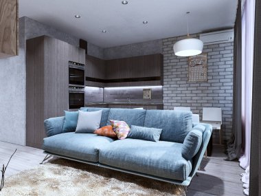 oturma odası Modern görüntüde yumuşak 3dsmax