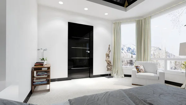 Room for furniture, doors, decor elements