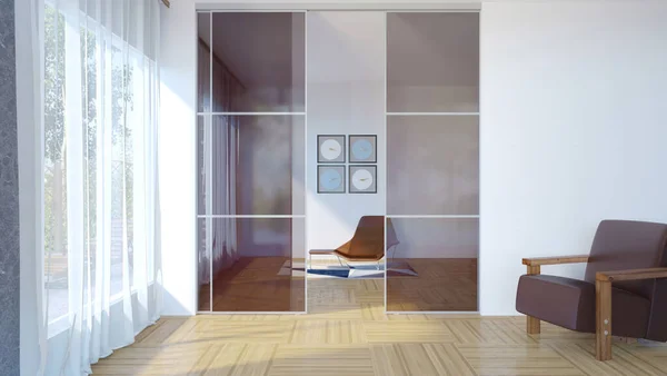 Room for furniture, doors, decor elements