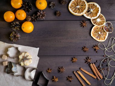 Noel arka plan çerçevesi