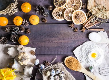 Noel arka plan çerçevesi