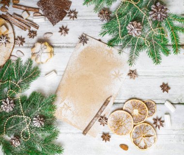 Noel dekorasyon çerçevesi