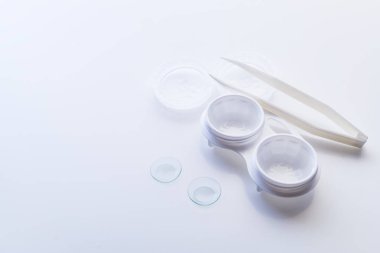 Kontakt lens beyaz ayarla