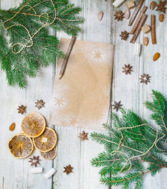 Noel dekorasyon çerçevesi