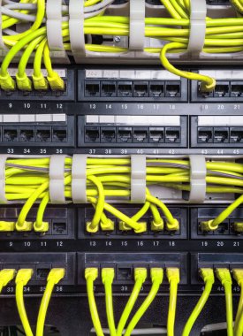 Sarı yama kablosu Internet kablolar