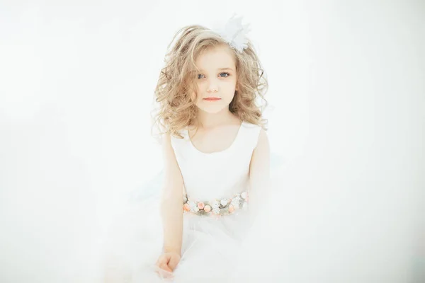 little girl in the bedroom