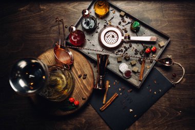 Güzel dizayn edilmiş çay takımı.