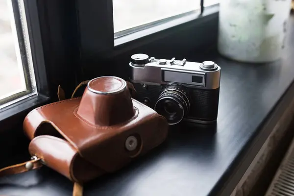 Old Camera Window — Stock Photo, Image