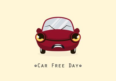 Car Free Day clipart