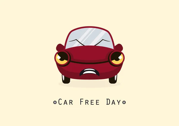 Dzień wolny od samochodów — Wektor stockowy