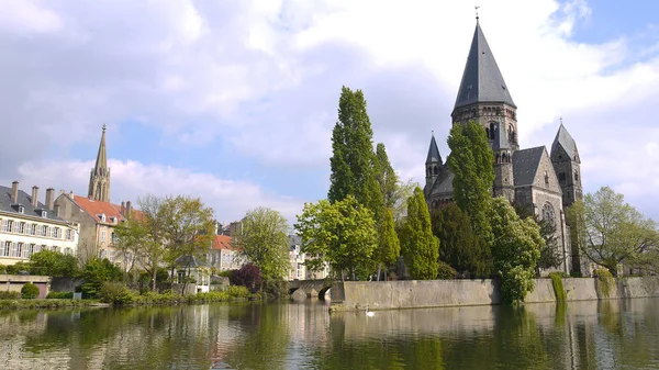 Vista de la ciudad de Metz — Foto de Stock