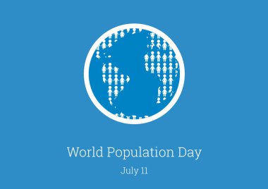 Dünya Nüfus Günü vektör