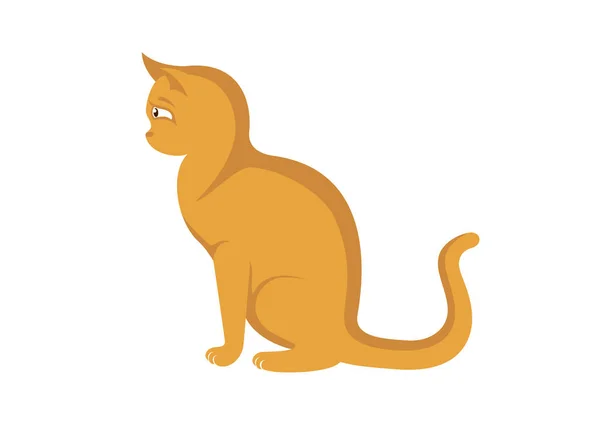 Kočka vektorové ilustrace — Stockový vektor