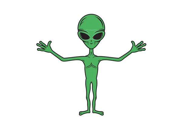 Image vectorielle alien — Image vectorielle