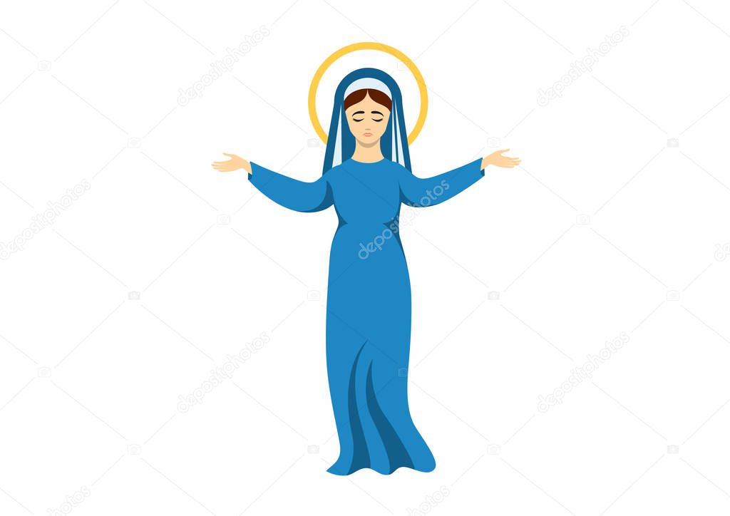 Virgin Mary vector