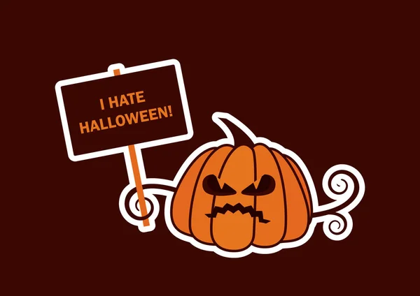 Odio vector de Halloween — Archivo Imágenes Vectoriales