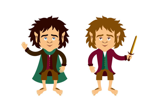 Hobbit vector illustration