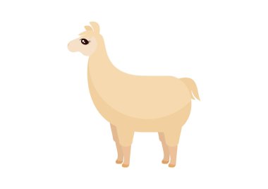 Kahverengi Lama vektör simgesi