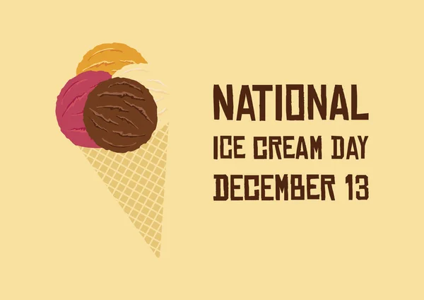 National Ice Cream Day vector — Stock Vector