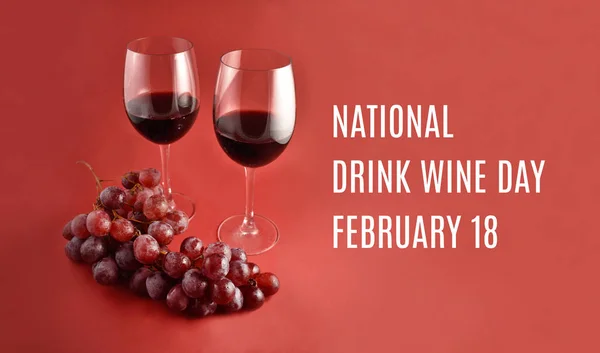 Національний день пиття вина — стокове фото