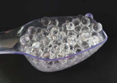 Su jeli topları şeffaf kristal sıvı top yansıması