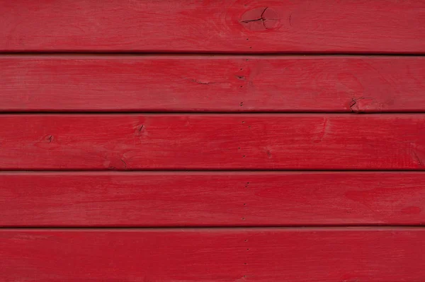 Tavole Legno Dipinte Rosso Texture Sfondo — Foto Stock