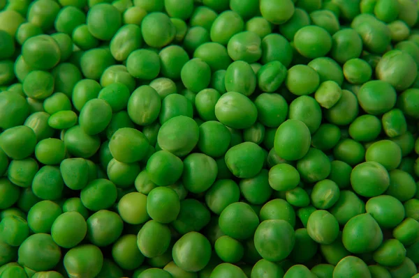Green Fresh Peas Background — 스톡 사진