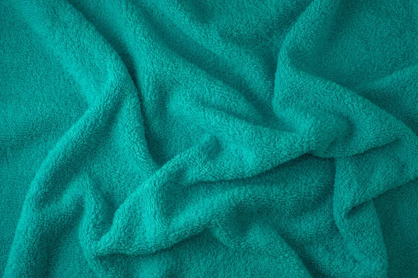Texture of blue towel for a background — Stock Photo, Image