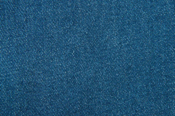 蓝色牛仔裤的面料质地 — 图库照片