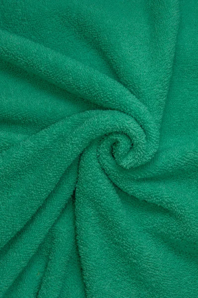 Texture Green Towel Background — Stock Photo, Image