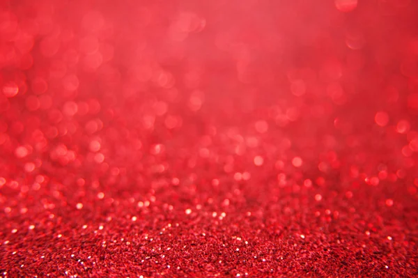 Rojo Brillante Brillo Fondo Bokeh Textura Chispa Para Tarjeta Cumpleaños — Foto de Stock