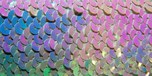 Pembe ve mavi inci rengi pullar, makro fotoğraf.