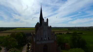 Radzyn Chelminski Ortaçağ Töton Katedrali. Polonya