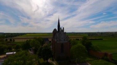 Radzyn Chelminski Ortaçağ Töton Katedrali. Polonya