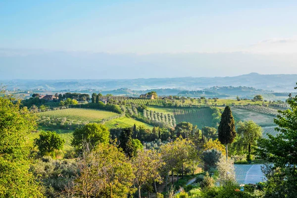 Bela paisagem na Toscana — Fotografia de Stock