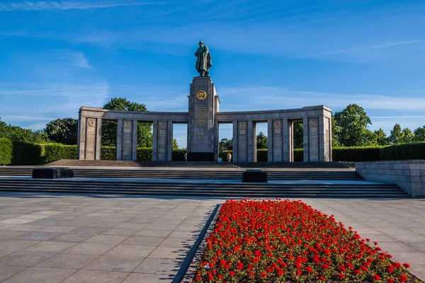 Memorial da Guerra Soviética (Tiergarten ). — Fotografia de Stock
