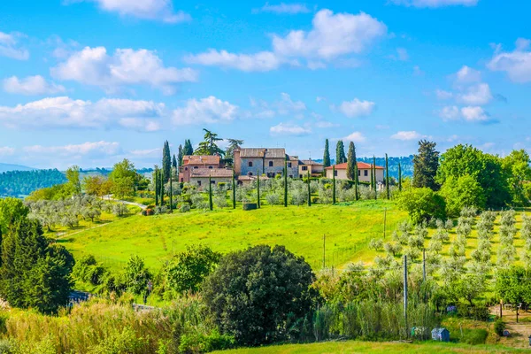 Bela paisagem na Toscana — Fotografia de Stock