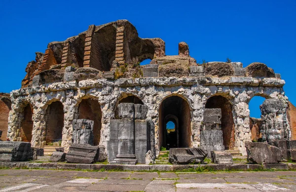 Santa Maria Capua Vetere Anfiteatro na cidade de Cápua — Fotografia de Stock