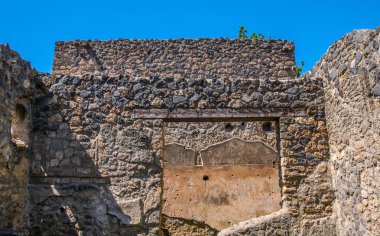 Kayıp şehir Pompei, İtalya Roma arkeolojik kalıntıları görünümünü