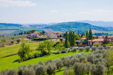 Peyzaj Toskana, İtalya kırsal ortamda doğal görünümü