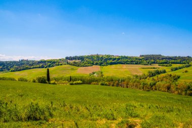 Peyzaj Toskana, İtalya kırsal ortamda doğal görünümü