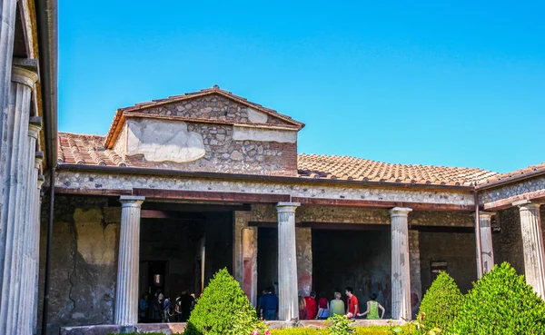 Kayıp Şehir Pompei Talya Nın Roma Archeologic Kalıntıları — Stok fotoğraf