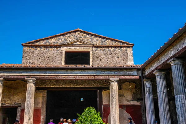 Ruínas Arqueológicas Romanas Cidade Perdida Pompeia Itália — Fotografia de Stock