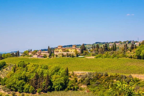 Bela paisagem na Toscana — Fotografia de Stock