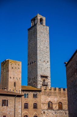 San Gimignano - ortaçağ köyü, İtalya