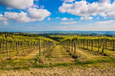 Toskana 'nın güzel manzarası