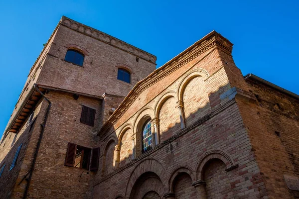 San Gimignano - středověké vesnice, Itálie — Stock fotografie