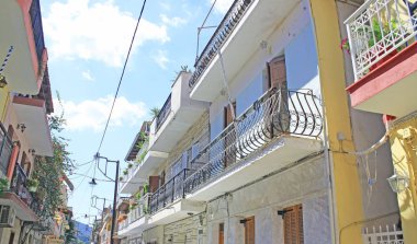 Zakynthos mimarı havadan görünümü, Yunanistan