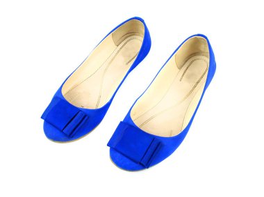 Beyaz arka plan üzerinde renkli Ayakkabı